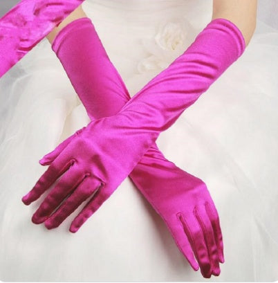 Wedding Dress Gloves Show Banquet CJ