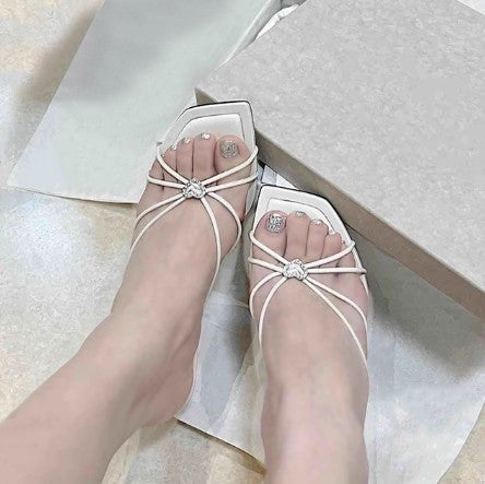 Romantic Rhinestone Thin Heels: High Heels for Women Who Love Elegance CJYD1813356