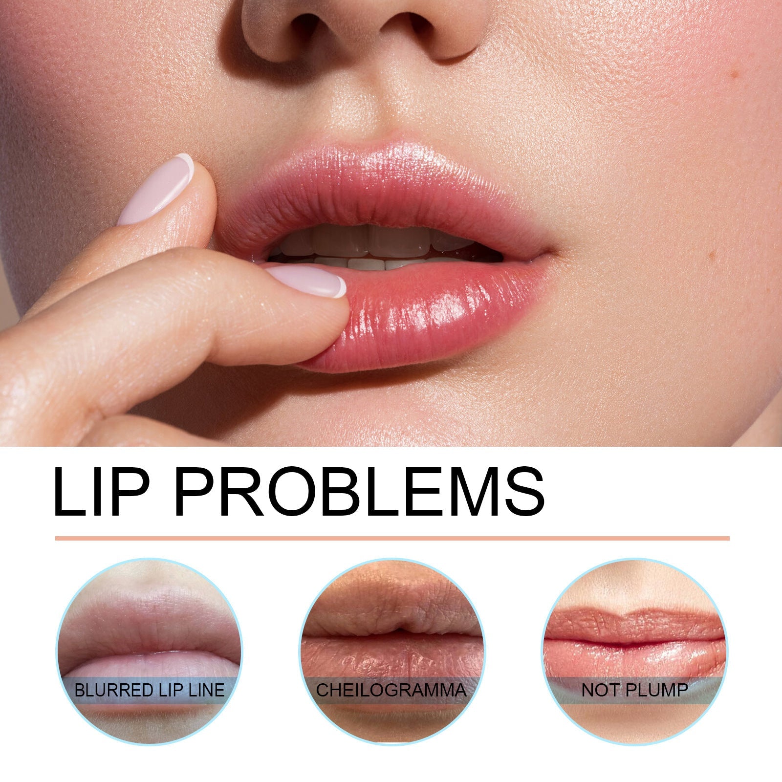 Lip Liner Pen Dark Brown Waterproof Long Lasting Plump Soft Lip Gloss Makeup Cosmetics A&S Collection