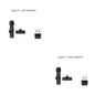 Dual Wireless Lavalier Microphone - Perfect for Outdoor Use with Crystal-Clear Audio CJ