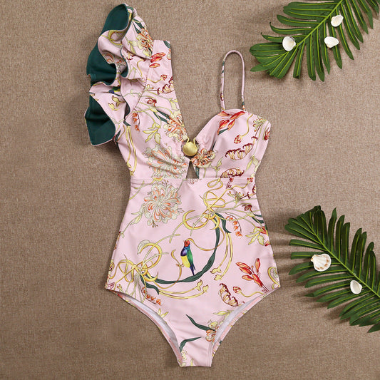 One-piece one shoulder swimsuit A&S Collection