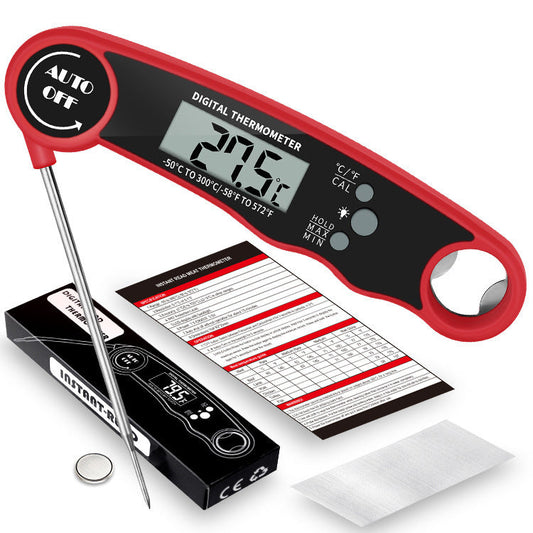Folding Kitchen Food Thermometer - Accurate Grill & Cooking Tool for Perfect Meals A&S Collection