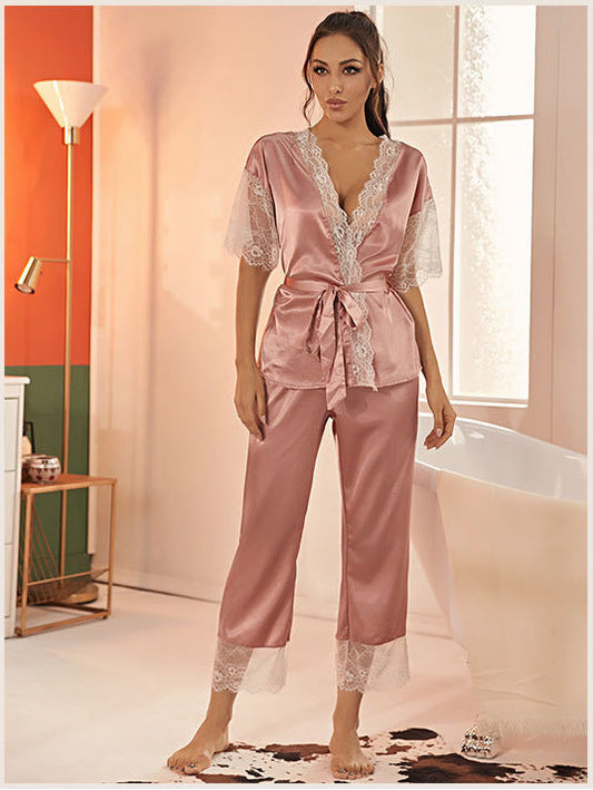 Women's pajamas set home casual pajamas long pajamas A&S Collection