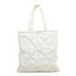 Chic quilted down tote: elegant, spacious, and stylish A&S Collection