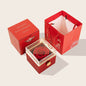 Creative rotating Valentine's Day rose  box Chinese Valentine's Day eternal flower proposal ring necklace box A&S Collection