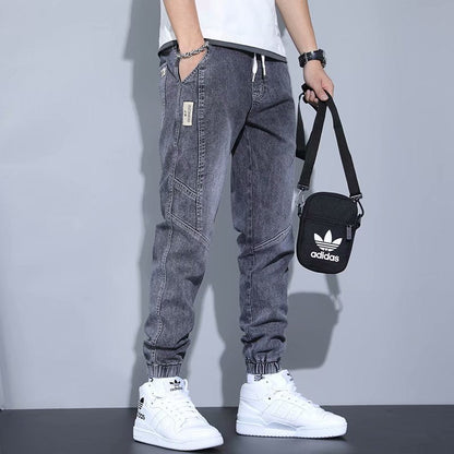 Men's Jeans Slim Fit Fashion Ankle-tied Harem Pants A&S Collection