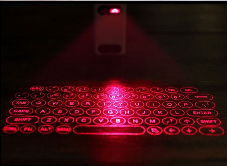 LEING FST Virtual Laser Keyboard Bluetooth Wireless Projector Phone Keyboard For Computer Pad Laptop With Mouse Function A&S Collection