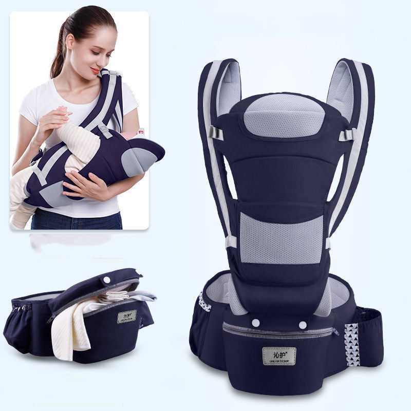 Ergonomic Baby Carrier Infant Baby Hipseat Carrier 3 In 1 Front Facing Ergonomic Kangaroo Baby Wrap Sling A&S Collection
