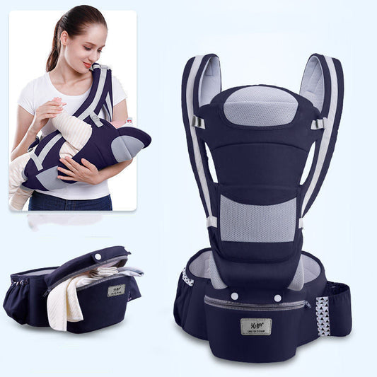 Ergonomic Baby Carrier Infant Baby Hipseat Carrier 3 In 1 Front Facing Ergonomic Kangaroo Baby Wrap Sling A&S Collection