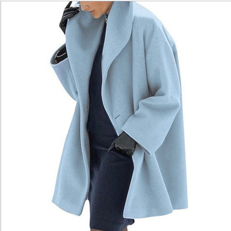 Stylish autumn-winter hooded fur coat: multi-color, round neck, and loose fit, double-sided for versatility A&S Collection
