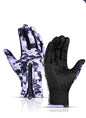 Winter Gloves Touch Screen Riding Motorcycle Sliding Waterproof Sports Gloves With Fleece A&S Collection