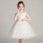 Elegant white lace dress with floral embroidery, perfect for special occasions A&S Collection