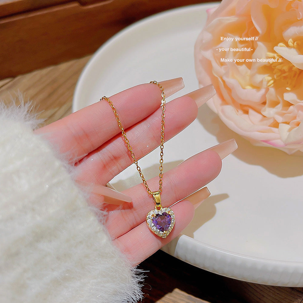 Fashion Titanium Steel Necklace - Light Luxury Design with Advanced Sense for Unique Style CJ