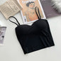ITOOLIN Fashion Backless Tank Tops Cute Crop Tops For Women Slim Elastic Camisole Ice Silk Women Spaghetti Camis With Bra Pad A&S Collection