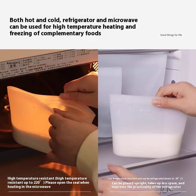 Thickened Silicone Sealed Household Kitchen Refrigerator Food Grade Freshness Protection Package A&S Collection