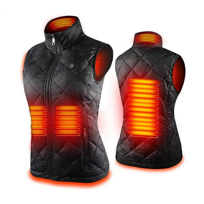 Autumn and winter ladies heating clothing art heating vest warm clothing USB charging electric vest coat A&S Collection