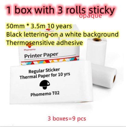 Portable Mini Thermal Label Printer: Home Photo Printer and Student Study Aid with Bluetooth Compatibility – Ideal for Price Tags and Error Correction A&S Collection