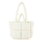 New Tote bag Puffer bag Quilted Bag women's large capacity soft advanced feeling filled cotton bag foreign style all underarm shoulder bag A&S Collection
