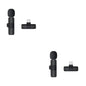 Dual Wireless Lavalier Microphone - Perfect for Outdoor Use with Crystal-Clear Audio CJ