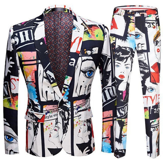The Artiste Slim Fit Two-Piece Suit A&S Collection