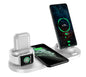Wireless Charger For IPhone Fast Charger For Phone Fast Charging Pad For Phone Watch 6 In 1 Charging Dock Station A&S Collection
