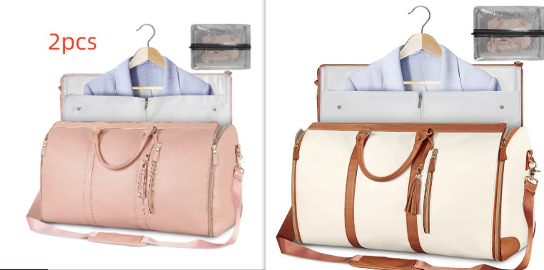 Large Capacity Travel Duffle Bag Women's Handbag Folding Suit Bag Waterproof Clothes Totes A&S Collection