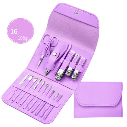 Professional Scissors Nail Clippers Set Ear Spoon Dead Skin Pliers Nail Cutting Pliers Pedicure Knife Nail Groove Trimmers A&S Collection