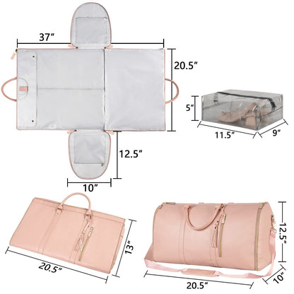 Large Capacity Travel Duffle Bag Women's Handbag Folding Suit Bag Waterproof Clothes Totes A&S Collection