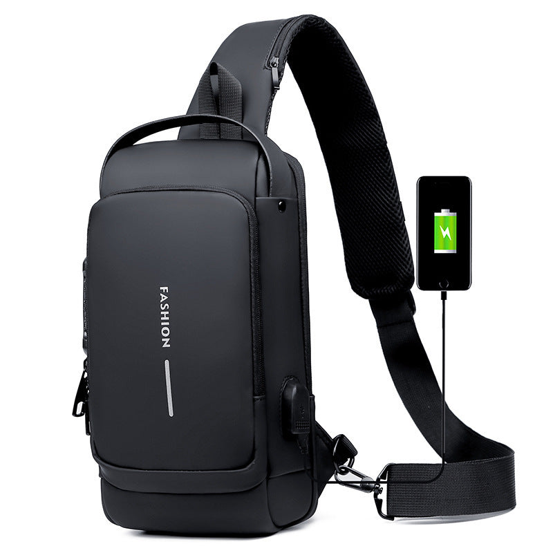 Motorcycle Chest Bag Password Anti-theft Men's Fashion A&S Collection