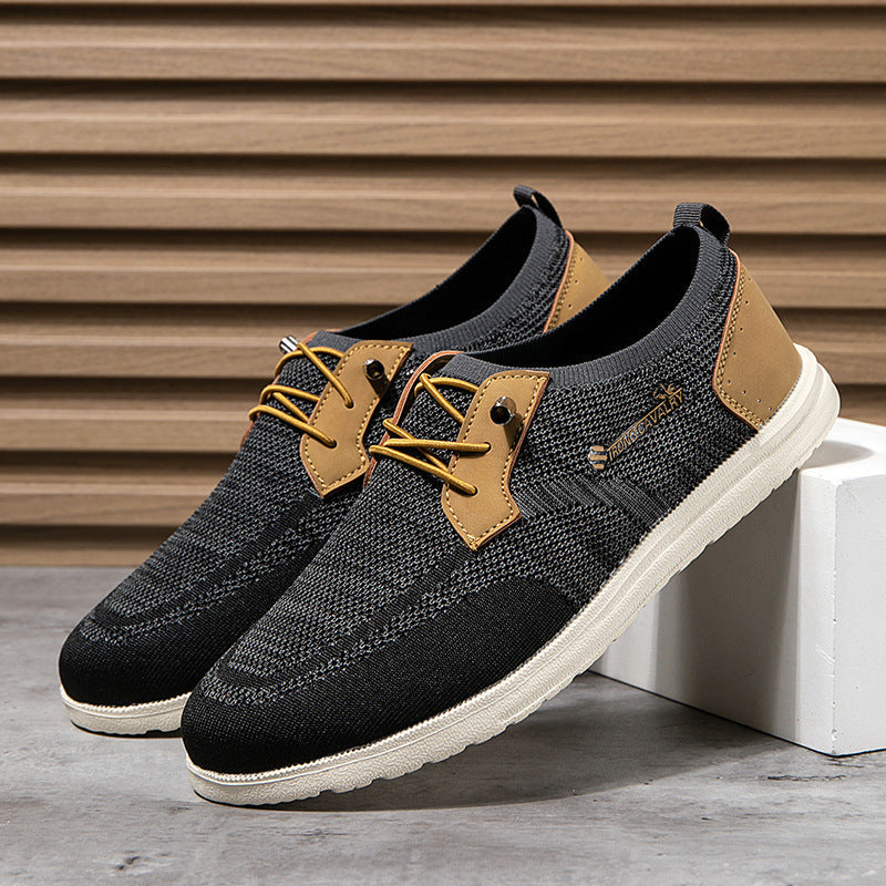 Casual Slip-on Mesh Shoes Lightweight Breathable Loafers Men Walking Running Sports Shoes A&S Collection