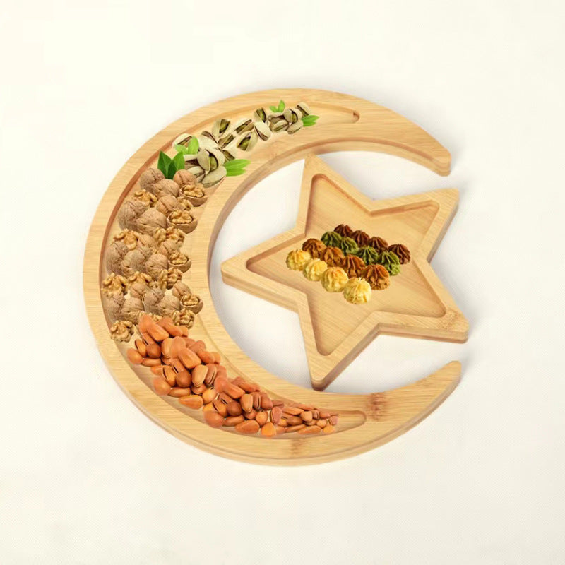 Wooden Tray Creative Xingyue Dried Fruit Snack Plate A&S Collection