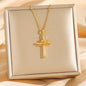 **Elegant double-ring heart necklace—perfect for love-filled occasions.** CJ