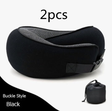 Travel Neck Pillow Non-Deformed Airplane Pillow Travel Neck Cushion Durable U-Shaped Travel Memory Cotton Nap Neck Pillow A&S Collection
