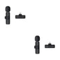 Dual Wireless Lavalier Microphone - Perfect for Outdoor Use with Crystal-Clear Audio CJ