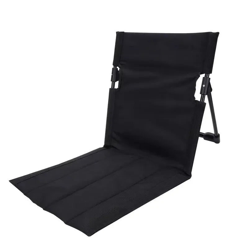 Foldable Camping Chair Outdoor Garden Park Single Lazy Chair Backrest Cushion Picnic Camping Folding Back Chair Beach Chairs A&S Collection