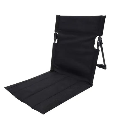 Foldable Camping Chair Outdoor Garden Park Single Lazy Chair Backrest Cushion Picnic Camping Folding Back Chair Beach Chairs A&S Collection