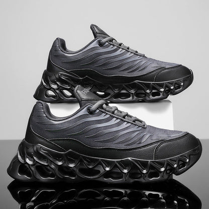 Men's Lace-up Sneakers Thick-soled Daddy Vulcanized Shoes Outdoor Running Sports Casual Shoes A&S Collection