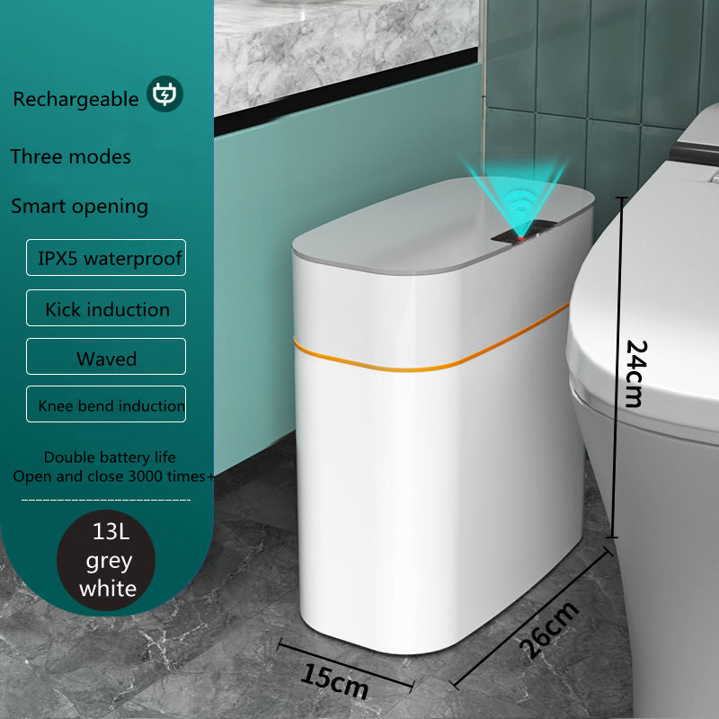 Smart Induction Trash Can". Both CJ