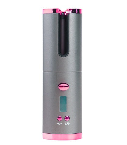 Rechargeable Automatic Hair Curler Women Portable Hair Curling Iron LCD Display Ceramic Curly Rotating Curling Wave Styer CJ