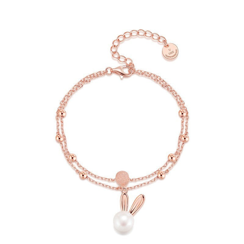 S925 Sterling Silver Freshwater Pearl Pendant - Elegant Clavicle Chain for Timeless Style CJ