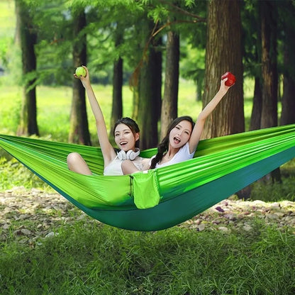 2 Person Outdoor Camping Hammock with Mosquito Net Portable Comfortable Sleeping Tent Hammock Outdoor Furniture Bed