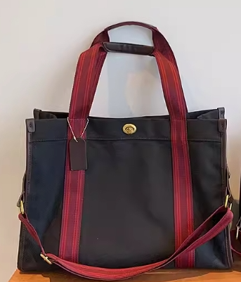 Women's Oversized Canvas Tote Bag, 2024 Spring/Summer A&S Collection