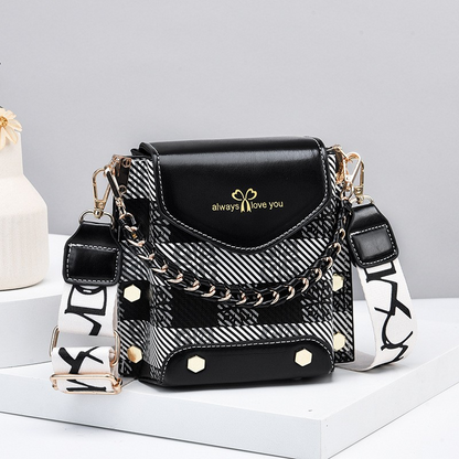 Fashionable Vertical Crossbody Mini Bag: Perfect for Phones A&S Collection