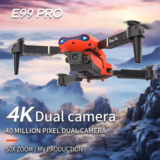 Professional E99Pro Drone with HD 4k dual camera and GPS remote control toy mini drone A&S Collection