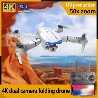 Professional E99Pro Drone with HD 4k dual camera and GPS remote control toy mini drone A&S Collection