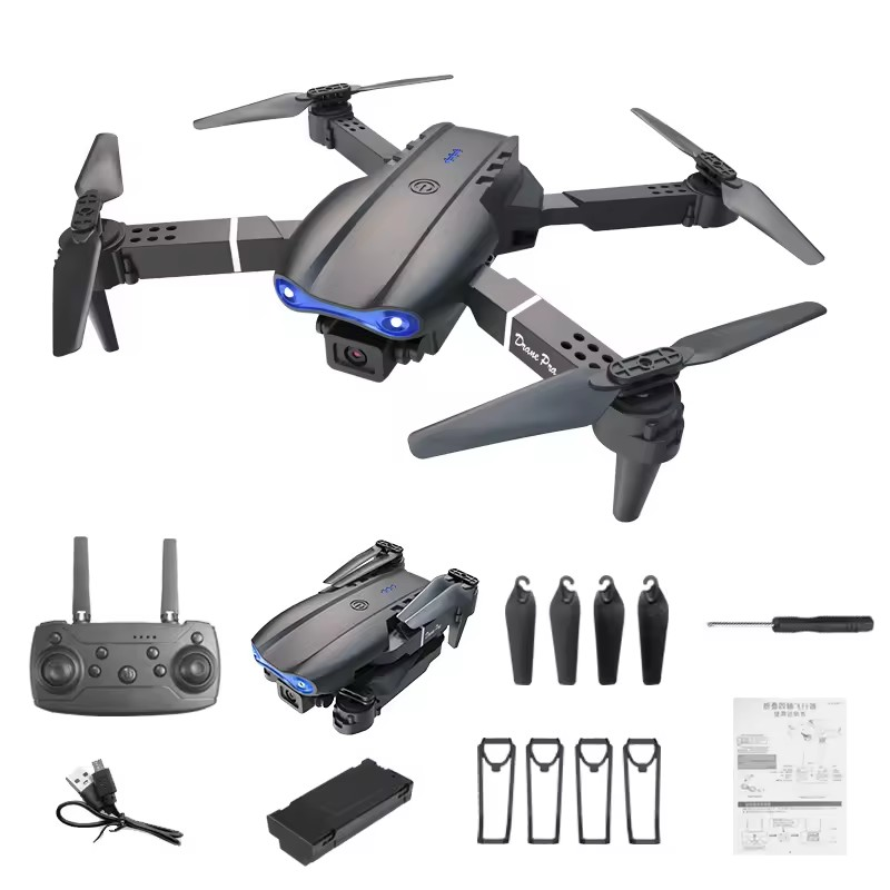 Professional E99Pro Drone with HD 4k dual camera and GPS remote control toy mini drone A&S Collection