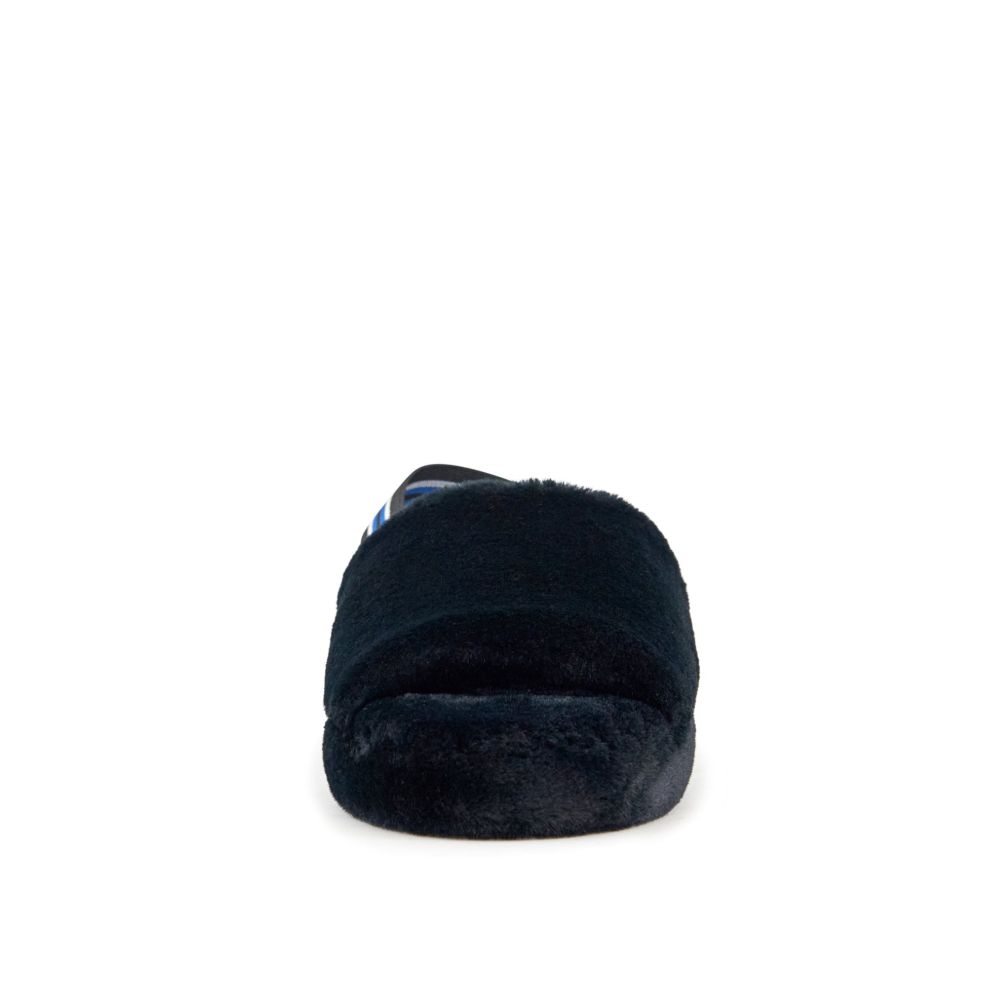 Women's Lisbon Faux Fur Slipper Black Pear Aeneas