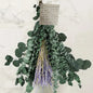 **Elegant eucalyptus lavender stems—refresh your shower decor naturally.** CJ