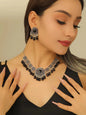 Retro Indian Style Necklace And Earrings Suite A&S Collection