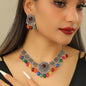 Retro Indian Style Necklace And Earrings Suite A&S Collection